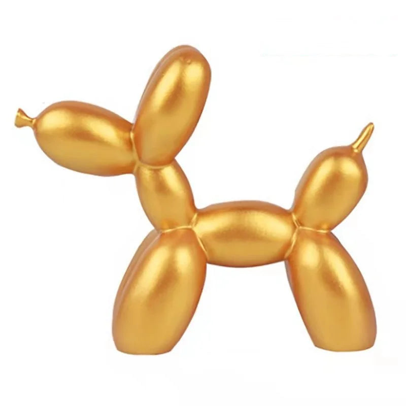 Mat Balloon Dog Nordic Figurine Animals Statue Sculpture Cake Art electroplating Small Antiskid decorations living Dessert Party