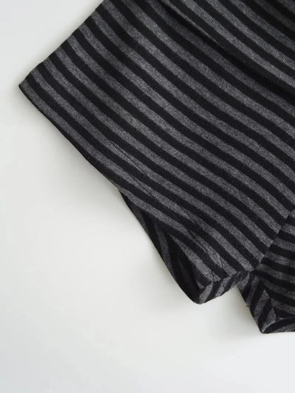 New Low Waist Striped Shorts Striped Pattern Comfortable Short Shorts High Elasticity Hot Pants Summer