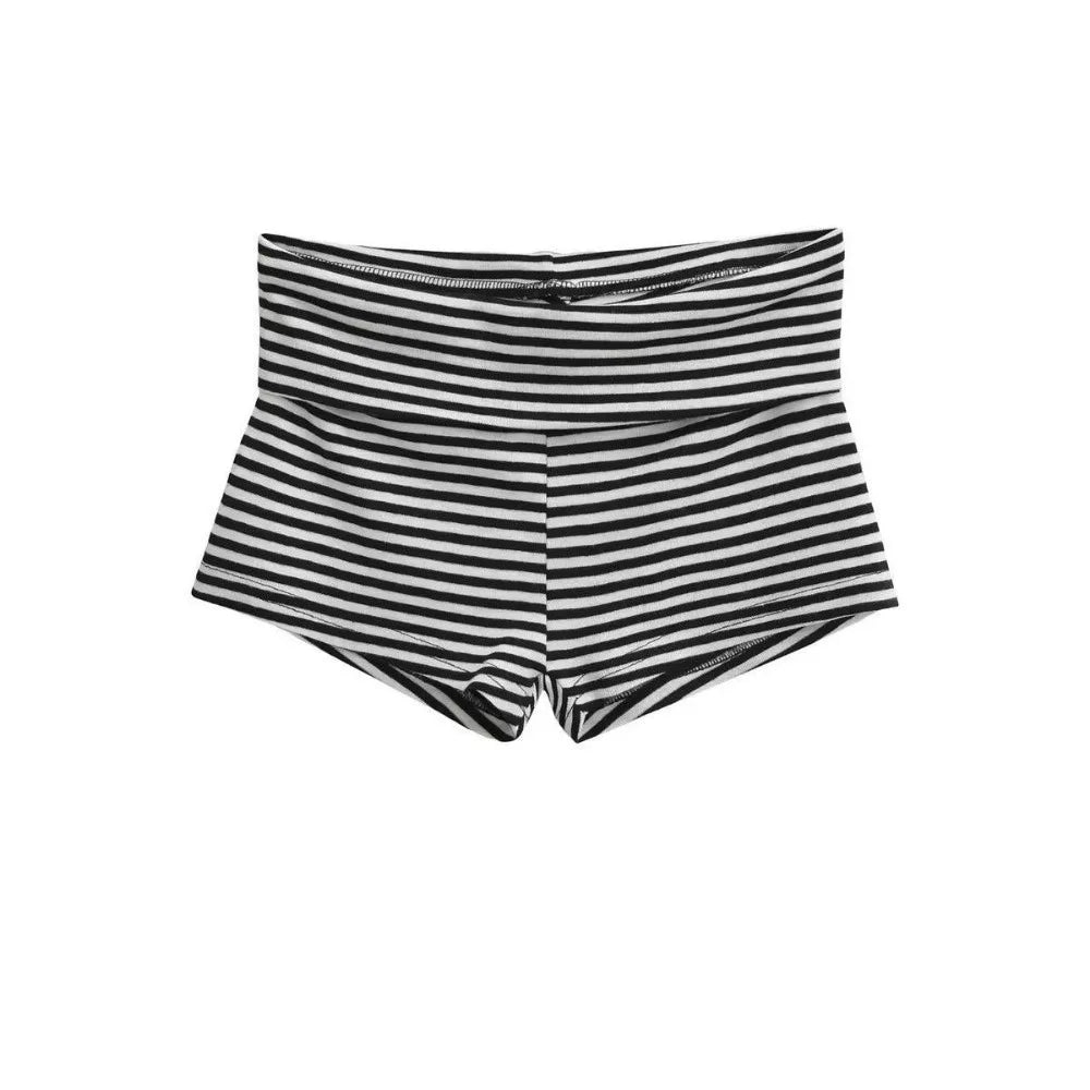 New Low Waist Striped Shorts Striped Pattern Comfortable Short Shorts High Elasticity Hot Pants Summer