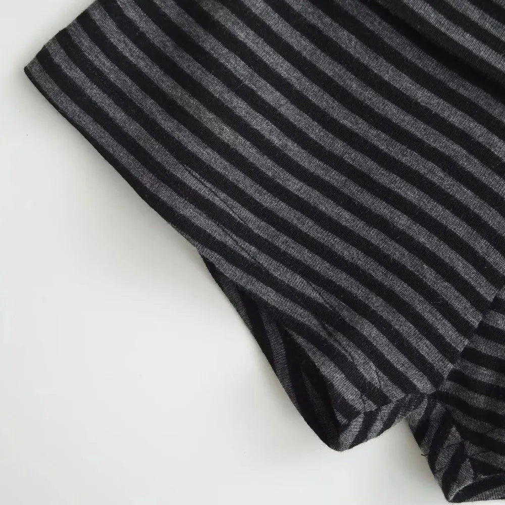 New Low Waist Striped Shorts Striped Pattern Comfortable Short Shorts High Elasticity Hot Pants Summer