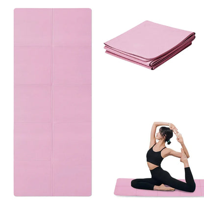 Yoga Mat Pilates Fitness Mat 3/4/6mm Thicknes Non Slip Yoga Cushion Travel Fitness Exercise Pad for Women Home Gym Floor Workout