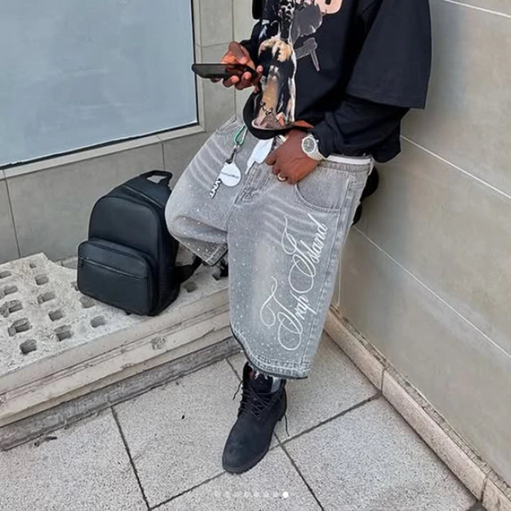 Rhinestone Denim